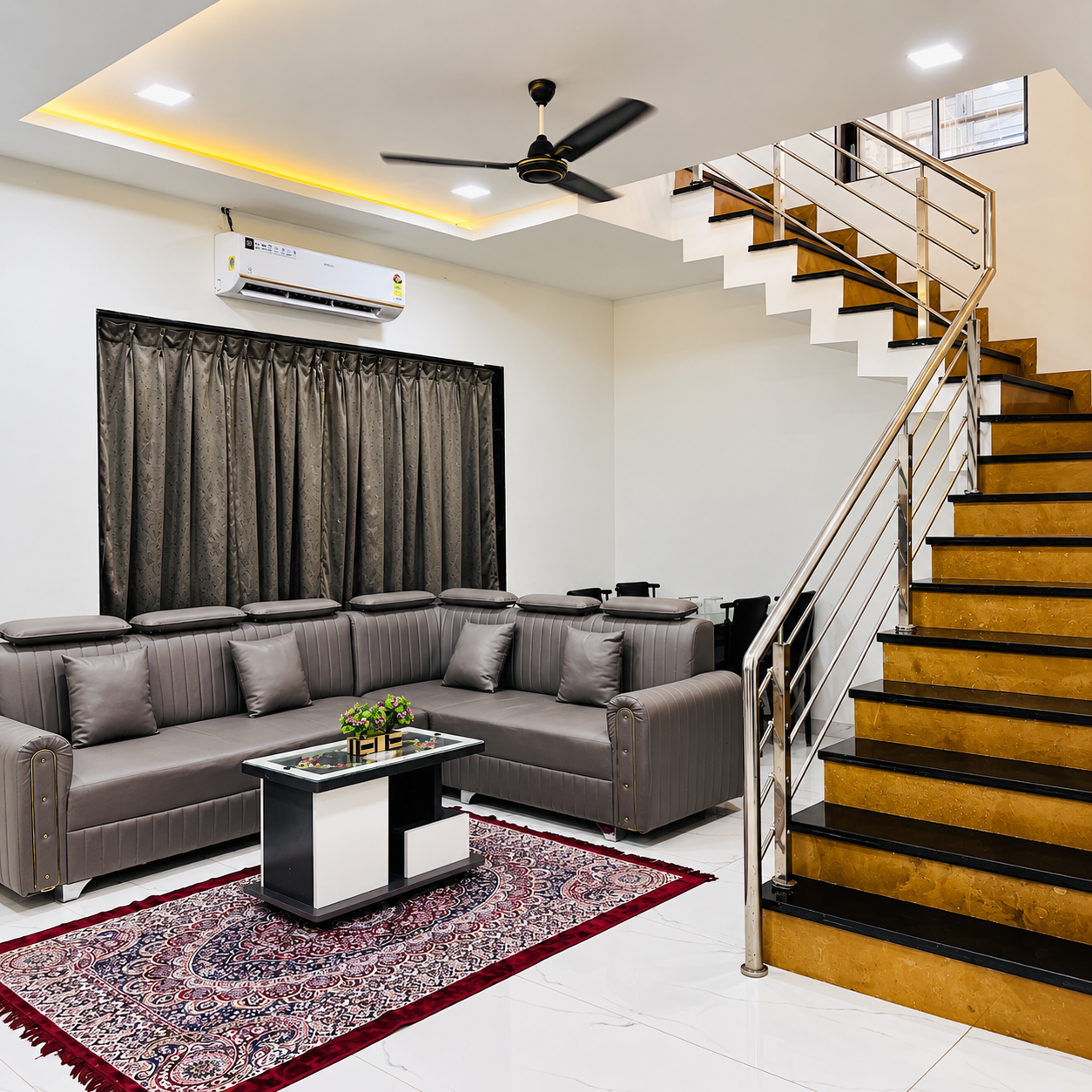 Spacious living lounge at I K Galaxy villa